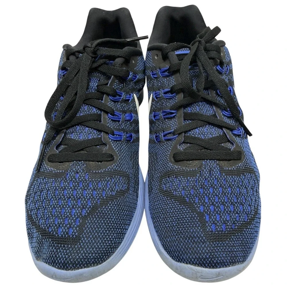 Nike Women's LunarTempo 2 Athletic Sneaker Shoes Black Blue 818098‎ 401 Size 8.5